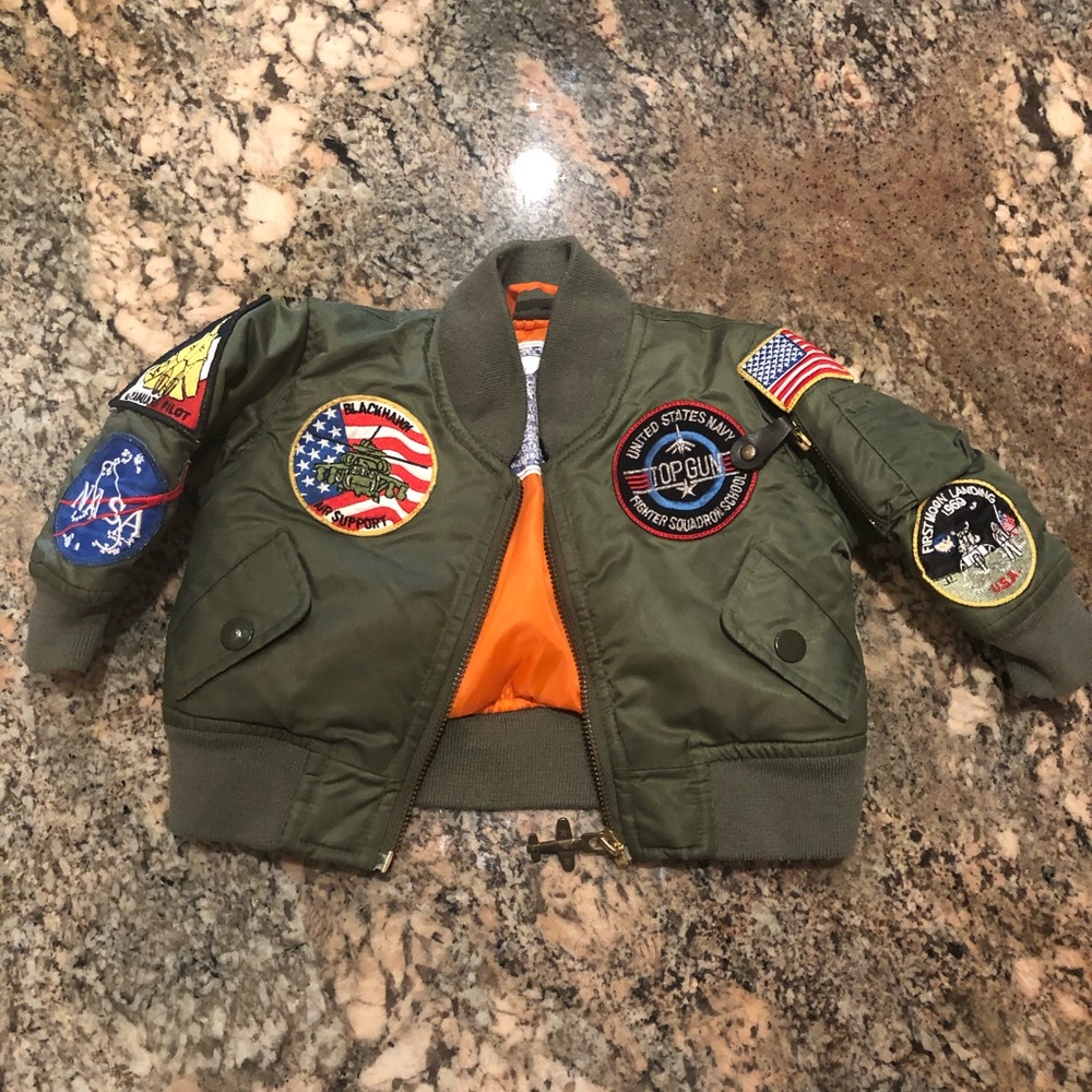 Baby bomber jacket